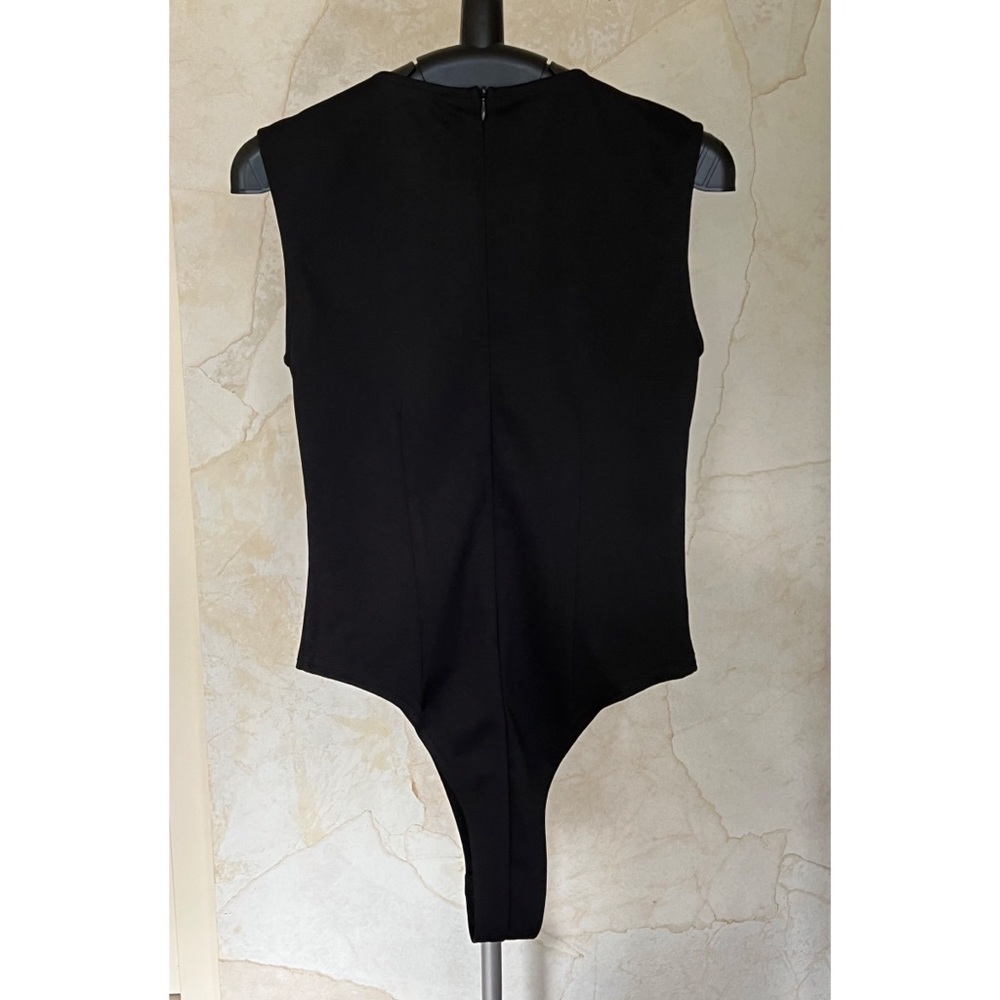 NWOT onTwelfth Chunky Lace Up BodySuit - S - Picture 4 of 11